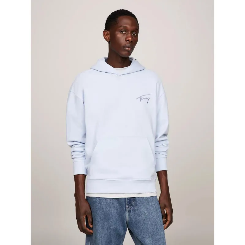 Sweatshirt logo brodé bicolore bleu marine homme - Lacoste | wimod