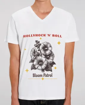 T-shirt homme Hollyhock 'n' Roll par Mona Designs