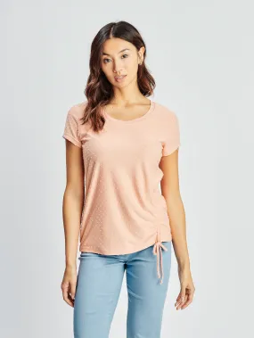 T-shirt semi-ajusté à manches courtes