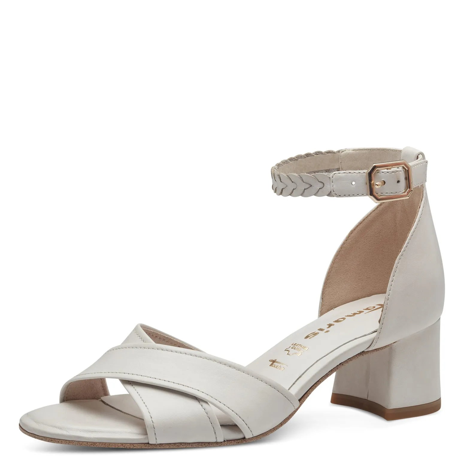 Tamaris - Sandale Blanc Cuir 28316-42-100