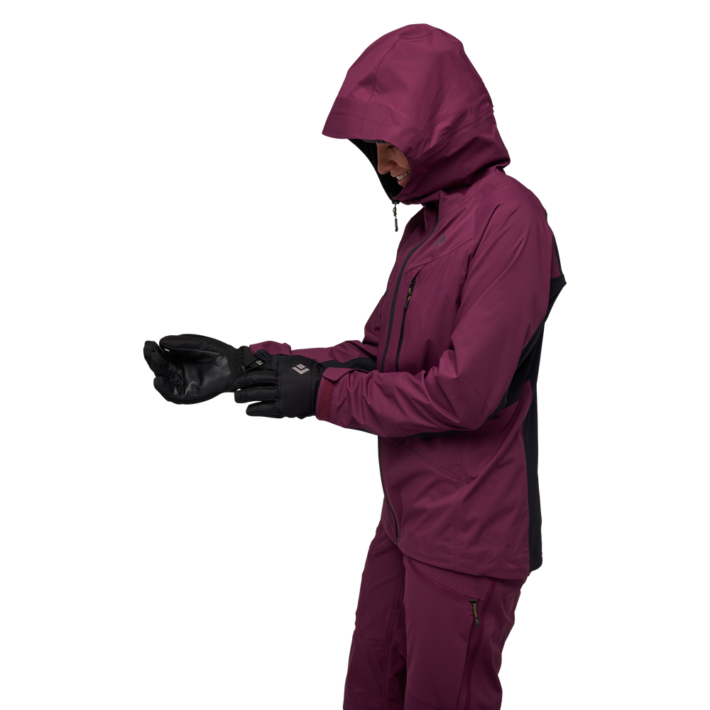 veste black diamond w dawn patrol hybrid shell Blackberry-Black
