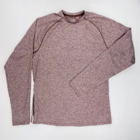 Wrangler Ls Performance Crewneck - Seconde main Sweatshirt homme - Marron - M | Hardloop